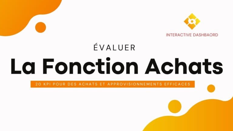 kpi achats, approvisionnement