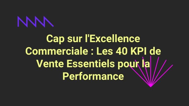 kpi commerciaux