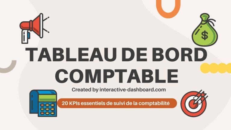 Tableau de bord comptable, accounting, kpi comptabilité